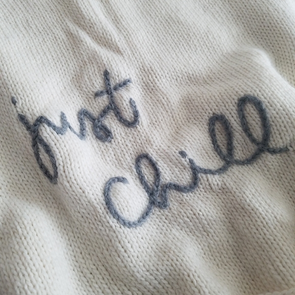 Aerie Crochet Knit Blanket Scarf - Picture 2 of 5